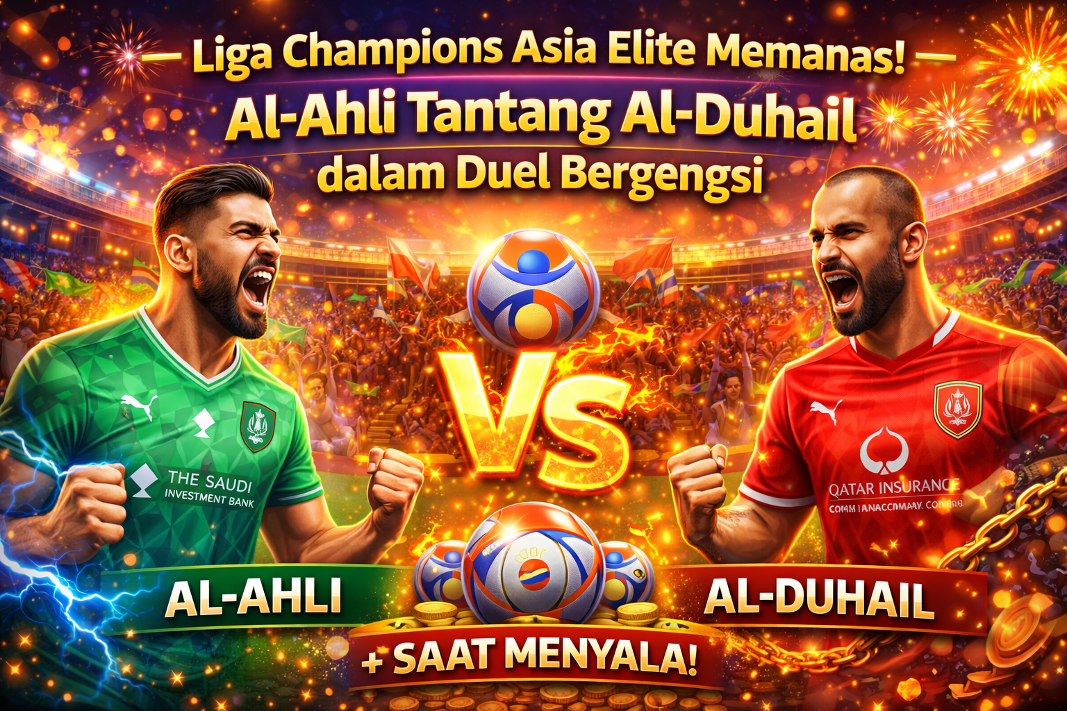 Liga Champions Asia Elite Memanas! Al-Ahli Tantang Al-Duhail dalam Duel Bergengsi